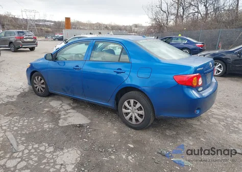 2009 Toyota Corolla Le z USA, uszkodzony, nr VIN 2T1BU40EX9C165458